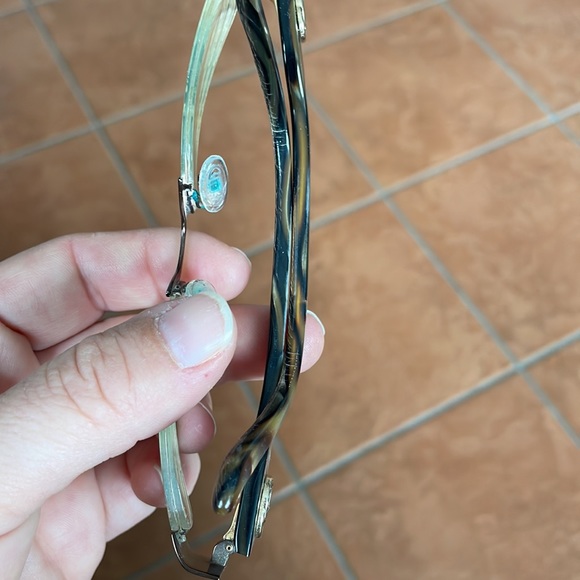 Gucci glasses Model 2859 NOT Brown/marble half rim frame Italy 51[]17 135 - Picture 8 of 9